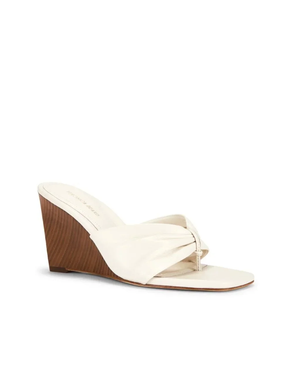 Veronica Beard Tullia Wedge Sandal, Ecru